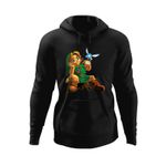 Fashion, accesorii si bijuterii - Barbati - Imbracaminte - Hanorace barbati - Hanorac barbati The Legend of Zelda Ocarina of Time, negru, marime XL - Infinity.ro