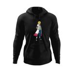 Fashion, accesorii si bijuterii - Barbati - Imbracaminte - Hanorace barbati - Hanorac barbati Naruto Minato Namikaze Storm Anime Manga, negru, marime XL - Infinity.ro