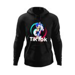 Fashion, accesorii si bijuterii - Barbati - Imbracaminte - Hanorace barbati - Hanorac barbati Sonic the Hedgehog Tiktok Tik Tok Creator Play, negru, marime M - Infinity.ro