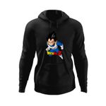 Fashion, accesorii si bijuterii - Barbati - Imbracaminte - Hanorace barbati - Hanorac barbati Dragon Ball Z Vegeta CSGO Anime, negru, marime S - Infinity.ro