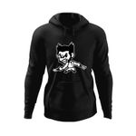 Fashion, accesorii si bijuterii - Barbati - Imbracaminte - Hanorace barbati - Hanorac barbati Wolverine Army Badass Dragobete, negru, marime M - Infinity.ro