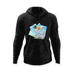 Fashion, accesorii si bijuterii - Barbati - Imbracaminte - Hanorace barbati - Hanorac barbati The Promised Neverland Libertate Evadare Anime, negru, marime M - Infinity.ro