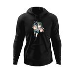 Fashion, accesorii si bijuterii - Barbati - Imbracaminte - Hanorace barbati - Hanorac barbati Boku No Hero Academia Ochaco Uraraka, negru, marime M - Infinity.ro