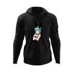 Fashion, accesorii si bijuterii - Barbati - Imbracaminte - Hanorace barbati - Hanorac barbati Dragon Ball Z Bulma Cosplay Soacra, negru, marime S - Infinity.ro