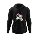 Fashion, accesorii si bijuterii - Barbati - Imbracaminte - Hanorace barbati - Hanorac barbati Dragon Ball Z Bad Boy Wolf Gotenks, negru, marime M - Infinity.ro