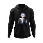 Fashion, accesorii si bijuterii - Barbati - Imbracaminte - Hanorace barbati - Hanorac barbati Danranronpa Nagito Komaeda Dark Manga, negru, marime M - Infinity.ro