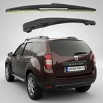 Auto si Moto - Intretinere auto - Stergatoare - Brat si Lamela Stergator Spate Dacia Duster I (2010-2017) - 370mm, Set Complet cu Capac Mammooth MMT RAW 506 - Infinity.ro