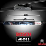 Auto si Moto - Intretinere auto - Stergatoare - Set 2 Stergatoare Parbriz Bosch Aerotwin Retrofit AR653S, 650 mm + 400 mm, Prindere Tip Carlig (J-Hook) - Infinity.ro