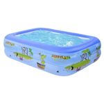 Casa si Gradina - Gradina si terasa - Piscine si accesorii - Piscine - Piscina Gonflabila Pentru Adulti Si Copii, Dreptunghiulara, 115 X 85 X 30 Cm, 2 Inele Gonflabile, Pentru Gradina, Instalare Rapida, Albastru - Infinity.ro