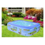 Casa si Gradina - Gradina si terasa - Piscine si accesorii - Piscine - Piscina Gonflabila Pentru Adulti Si Copii, Dreptunghiulara, 115 X 85 X 30 Cm, 2 Inele Gonflabile, Pentru Gradina, Instalare Rapida, Albastru - Infinity.ro