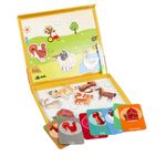 Carti si Birotica - Carti - Carti pentru copii - Carti interactive - Carte magnetica si puzzle, 2 in 1, Ferma, 3+ - Infinity.ro