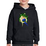Fashion, accesorii si bijuterii - Copii - Imbracaminte copii - Pulovere si hanorace copii - Hanorac copii Dragon Ball Porunga Minecraft Creeper, negru, marime M Copii - Infinity.ro