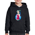 Fashion, accesorii si bijuterii - Copii - Imbracaminte copii - Pulovere si hanorace copii - Hanorac copii Dragon Ball Z Anime Girl Manga Bunica, negru, marime S Copii - Infinity.ro