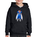 Fashion, accesorii si bijuterii - Copii - Imbracaminte copii - Pulovere si hanorace copii - Hanorac copii Dragon Ball Z Dabura Majin Anime, negru, marime S Copii - Infinity.ro