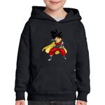 Fashion, accesorii si bijuterii - Copii - Imbracaminte copii - Pulovere si hanorace copii - Hanorac copii Dragon Ball Son Goku Akira Toriyama, negru, marime XL Copii - Infinity.ro