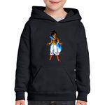 Fashion, accesorii si bijuterii - Copii - Imbracaminte copii - Pulovere si hanorace copii - Hanorac copii Dragon Ball Z Majin Buu Karate, negru, marime M Copii - Infinity.ro