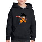 Fashion, accesorii si bijuterii - Copii - Imbracaminte copii - Pulovere si hanorace copii - Hanorac copii Dragon Ball Z Son Goku Ziua Barbatului, negru, marime XL Copii - Infinity.ro