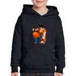 Fashion, accesorii si bijuterii - Copii - Imbracaminte copii - Pulovere si hanorace copii - Hanorac copii Son Goku Dragon Ball Z Arte Martiale Sensei, negru, marime XL Copii - Infinity.ro