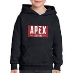 Fashion, accesorii si bijuterii - Copii - Imbracaminte copii - Pulovere si hanorace copii - Hanorac copii Apex Legends Logo Emblem Rebel Gamer, negru, marime L Copii - Infinity.ro