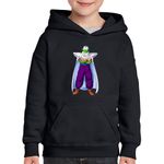 Fashion, accesorii si bijuterii - Copii - Imbracaminte copii - Pulovere si hanorace copii - Hanorac copii Dragon Ball Z Piccolo Joker Desene Animate, negru, marime M Copii - Infinity.ro