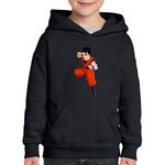 Fashion, accesorii si bijuterii - Copii - Imbracaminte copii - Pulovere si hanorace copii - Hanorac copii Son Goku Dragon Ball Z Desene Animate Anime, negru, marime XS Copii - Infinity.ro