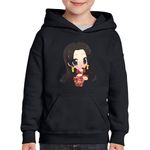Fashion, accesorii si bijuterii - Copii - Imbracaminte copii - Pulovere si hanorace copii - Hanorac copii One Piece Boa Hancock Warlord Anime Manga, negru, marime XL Copii - Infinity.ro