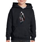 Fashion, accesorii si bijuterii - Copii - Imbracaminte copii - Pulovere si hanorace copii - Hanorac copii Assassins Creed Rebel Vagabond, negru, marime S Copii - Infinity.ro