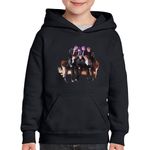 Fashion, accesorii si bijuterii - Copii - Imbracaminte copii - Pulovere si hanorace copii - Hanorac copii BTS Bangtan Boys Crew Formatie, negru, marime XS Copii - Infinity.ro