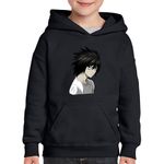 Fashion, accesorii si bijuterii - Copii - Imbracaminte copii - Pulovere si hanorace copii - Hanorac copii L Detective Death Note Craciun Love Gift Anime, negru, marime S Copii - Infinity.ro