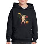 Fashion, accesorii si bijuterii - Copii - Imbracaminte copii - Pulovere si hanorace copii - Hanorac copii One Piece Franky Iron Man Dulgher Anime, negru, marime L Copii - Infinity.ro