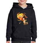 Fashion, accesorii si bijuterii - Copii - Imbracaminte copii - Pulovere si hanorace copii - Hanorac copii Palarie Paie One Piece Straw Hat Luffy Pirat, negru, marime S Copii - Infinity.ro