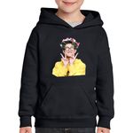 Fashion, accesorii si bijuterii - Copii - Imbracaminte copii - Pulovere si hanorace copii - Hanorac copii BTS RM Rap Monster, negru, marime L Copii - Infinity.ro