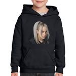 Fashion, accesorii si bijuterii - Copii - Imbracaminte copii - Pulovere si hanorace copii - Hanorac copii Billie Eilish Music Lost Cause, negru, marime M Copii - Infinity.ro