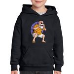 Fashion, accesorii si bijuterii - Copii - Imbracaminte copii - Pulovere si hanorace copii - Hanorac copii Dragon Ball Z Master Roshi Dascal Sensei Antrenor, negru, marime L Copii - Infinity.ro
