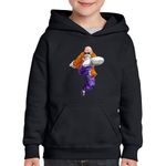 Fashion, accesorii si bijuterii - Copii - Imbracaminte copii - Pulovere si hanorace copii - Hanorac copii Dragon Ball Z Maestru Roshi Sensei Antrenor Dascal, negru, marime L Copii - Infinity.ro