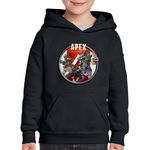 Fashion, accesorii si bijuterii - Copii - Imbracaminte copii - Pulovere si hanorace copii - Hanorac copii Apex Legends Hacker Gamer, negru, marime M Copii - Infinity.ro