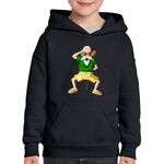 Fashion, accesorii si bijuterii - Copii - Imbracaminte copii - Pulovere si hanorace copii - Hanorac copii Dragon Ball Z Master Roshi Ninja Shaolin Sensei, negru, marime XS Copii - Infinity.ro