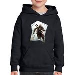 Fashion, accesorii si bijuterii - Copii - Imbracaminte copii - Pulovere si hanorace copii - Hanorac copii Assassin's Creed Brotherhood War, negru, marime M Copii - Infinity.ro