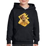 Fashion, accesorii si bijuterii - Copii - Imbracaminte copii - Pulovere si hanorace copii - Hanorac copii Billie Eilish Fortnite Take The L, negru, marime XS Copii - Infinity.ro