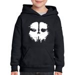 Fashion, accesorii si bijuterii - Copii - Imbracaminte copii - Pulovere si hanorace copii - Hanorac copii Call of Duty Black Mask Ghosts Skull, negru, marime S Copii - Infinity.ro
