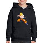 Fashion, accesorii si bijuterii - Copii - Imbracaminte copii - Pulovere si hanorace copii - Hanorac copii Christmas Anime Dragon Ball Z Goku Love Gift, negru, marime XL Copii - Infinity.ro