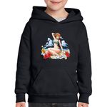 Fashion, accesorii si bijuterii - Copii - Imbracaminte copii - Pulovere si hanorace copii - Hanorac copii Nami One Piece Cat Burglar Beach Anime, negru, marime M Copii - Infinity.ro