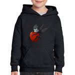 Fashion, accesorii si bijuterii - Copii - Imbracaminte copii - Pulovere si hanorace copii - Hanorac copii Death Note Ryuk Diavol Drac Devil Ispita Mar, negru, marime L Copii - Infinity.ro