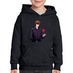 Fashion, accesorii si bijuterii - Copii - Imbracaminte copii - Pulovere si hanorace copii - Hanorac copii Death Note Light Yagami Tsugumi Ohba Anime Manga, negru, marime L Copii - Infinity.ro