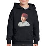 Fashion, accesorii si bijuterii - Copii - Imbracaminte copii - Pulovere si hanorace copii - Hanorac copii BTS J-Hope Singer Kpop, negru, marime XL Copii - Infinity.ro