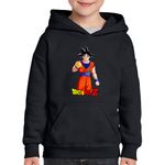 Fashion, accesorii si bijuterii - Copii - Imbracaminte copii - Pulovere si hanorace copii - Hanorac copii Dragon Ball Z Son Goku Karate Shotokan, negru, marime L Copii - Infinity.ro