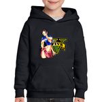 Fashion, accesorii si bijuterii - Copii - Imbracaminte copii - Pulovere si hanorace copii - Hanorac copii GTA Girl One Piece Nico Robin Devil, negru, marime L Copii - Infinity.ro