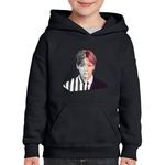 Fashion, accesorii si bijuterii - Copii - Imbracaminte copii - Pulovere si hanorace copii - Hanorac copii BTS Love Yourself L Ver, negru, marime XS Copii - Infinity.ro