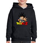 Fashion, accesorii si bijuterii - Copii - Imbracaminte copii - Pulovere si hanorace copii - Hanorac copii Dragon Ball Z Son Goku Karate Kid, negru, marime XL Copii - Infinity.ro
