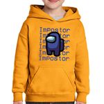 Fashion, accesorii si bijuterii - Copii - Imbracaminte copii - Pulovere si hanorace copii - Hanorac copii Blue Impostor Among Us, portocaliu, marime XS Copii - Infinity.ro
